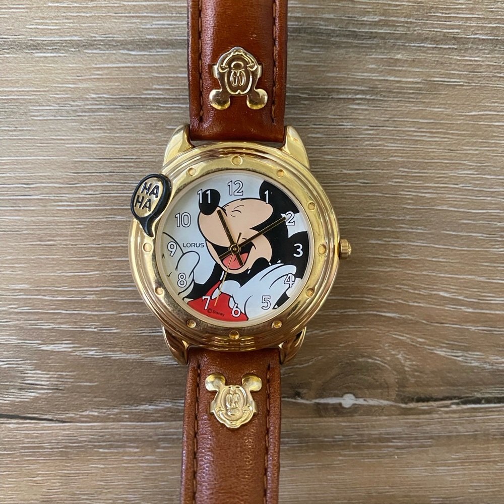Lorus Gold and Brown Women's Watch